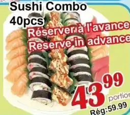 Marche C&T Sushi combo 40pcs offer