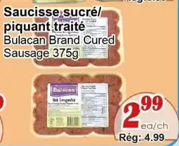 Marche C&T Saucisse sucré piquant traité offer