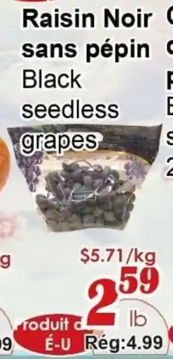Marche C&T Raisin noir sans pépin offer