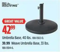 Canadian Tire Umbrella Base offer