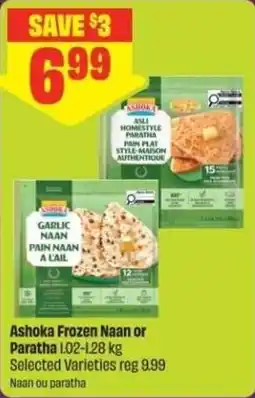 Chalo FreshCo Ashoka frozen naan or paratha offer