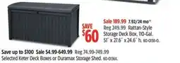 Canadian Tire Rattan-Style Storage Deck Box offer