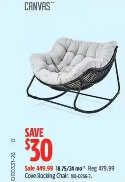 Canadian Tire Cove Rocking Chair offer