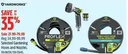 Canadian Tire YARDWORKS Selected Gardening Hoses and Nozzles offer
