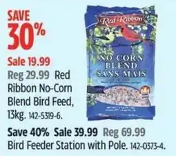 Canadian Tire Red Ribbon No-Corn Blend Bird Feed offer