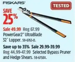 Canadian Tire FISKARS PowerGear2 UltraBlade 32 Lopper offer