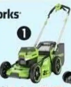 Canadian Tire GREENWORKS 60V Cordless 4-in-1 Self-Propelled Mower, 21" with 5Ah Battery offer