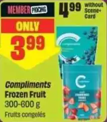Chalo FreshCo Compliments frozen fruit offer