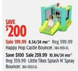 Canadian Tire 9 Happy Hop Castle Bouncer offer