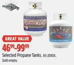 Canadian Tire Selected Propane Tanks offer
