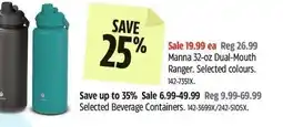 Canadian Tire Manna 32-oz Dual-Mouth Ranger offer