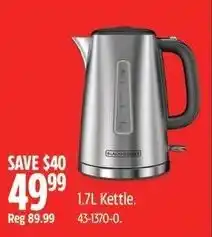 Canadian Tire BLACK+DECKER Kettle offer