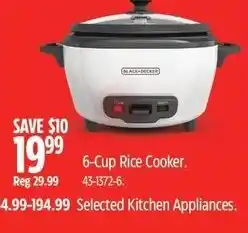 Canadian Tire BLACK+DECKER Selected Kitchen Appliances offer