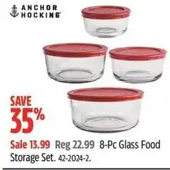 Canadian Tire Glass Food Storage Set offer