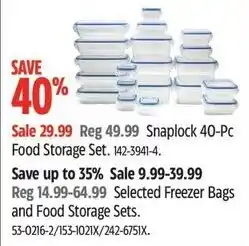 Canadian Tire Food Storage Set offer