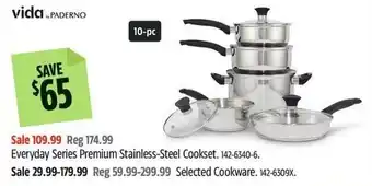 Canadian Tire Everyday Series Premium Stainless-Steel Cookset offer