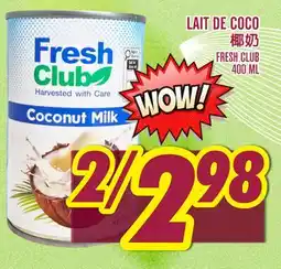 Marché Lian Tai FRESH CLUB offer