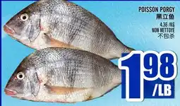 Marché Lian Tai POISSON PORGY offer