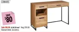 Canadian Tire CANVAS Duncan desk offer