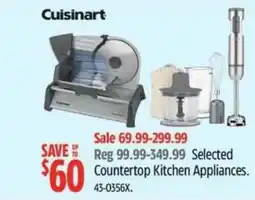 Canadian Tire Selected Countertop Kitchen Appliances offer