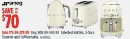 Canadian Tire Selected Kettles, 2-Slice Toasters and Coffeemaker offer