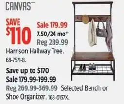 Canadian Tire CANVAS Harrison Hallway Tree offer
