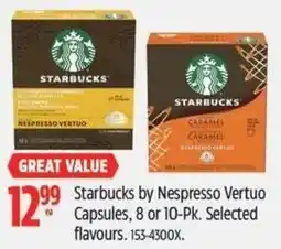 Canadian Tire STARBUCKS by Nespresso Vertuo Capsule offer