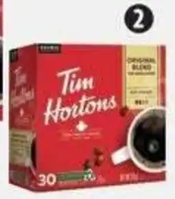 Canadian Tire Tim hortons k-cup coffe pods offer