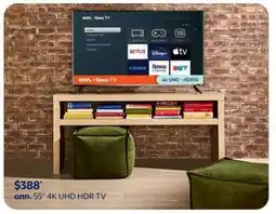 Walmart onn. 55 4K UHD HDR TV offer