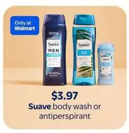 Walmart Suave body wash or antiperspirant offer