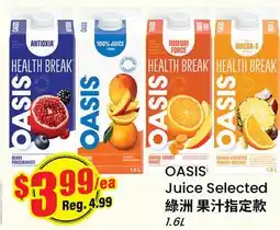 Btrust Supermarket OASIS Juice Selected offer