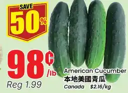 Btrust Supermarket American Cucumber offer