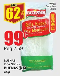 Btrust Supermarket BUENAS Rice Sticks offer