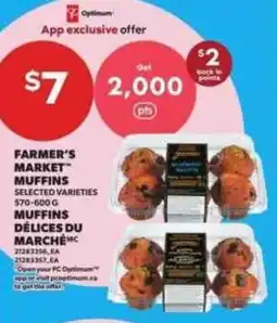 Atlantic Superstore Farmer's market muffins offer