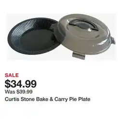 TSC Stores Curtis Stone Bake & Carry Pie Plate offer