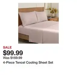 TSC Stores 4-Piece Tencel Cooling Sheet Set offer