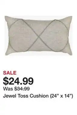 TSC Stores Jewel Toss Cushion (24 x 14) offer