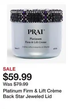 TSC Stores Platinum Firm & Lift Crème Back Star Jeweled Lid offer