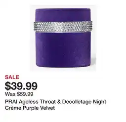 TSC Stores PRAI Ageless Throat & Decolletage Night Crème Purple Velvet offer