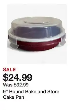 TSC Stores 9 Round Bake and Store Cake Pan offer