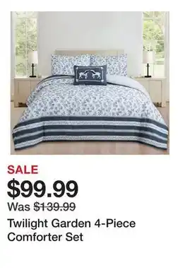 TSC Stores Twilight Garden 4-Piece Comforter Set offer