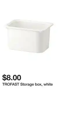 IKEA TROFAST Storage box, white offer
