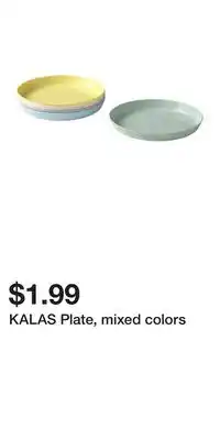 IKEA KALAS Plate, mixed colors offer