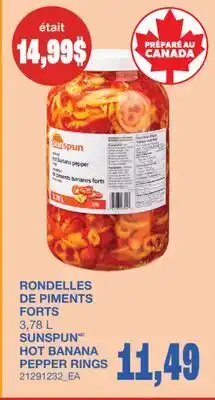 Wholesale Club HOT BANANA PEPPER RINGS offer
