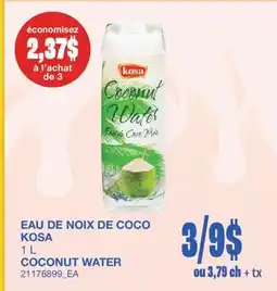 Wholesale Club COCONUT WATER offer
