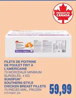 Wholesale Club SOUTHERN-STYLE CHICKEN BREAST FILLETS offer