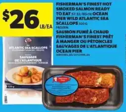 Atlantic Superstore Fisherman's finest hot smoked salmon ready to eat offer