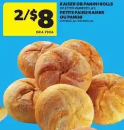 Atlantic Superstore Kaiser or panini rolls offer