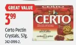 Canadian Tire CERTO Pectin Crystals offer