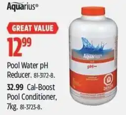 Canadian Tire AQUARIUS Pool Water pH Reducer offer